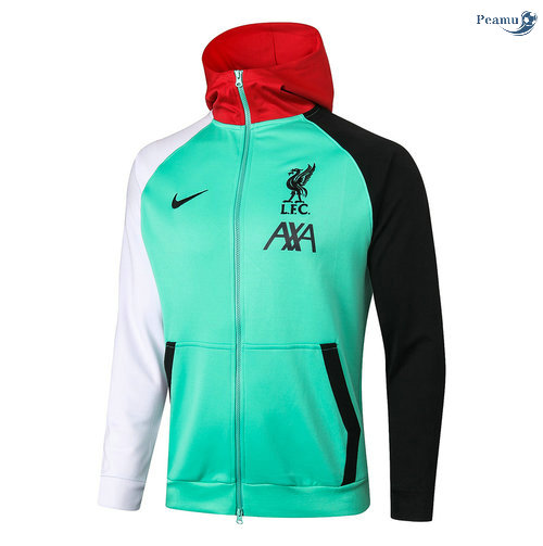 Peamu - Sweat à capuche Liverpool Vert 2020-2021