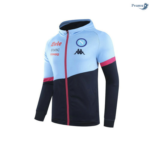 Peamu - Sweat à capuche Naples Azul Marinho 2021-2022