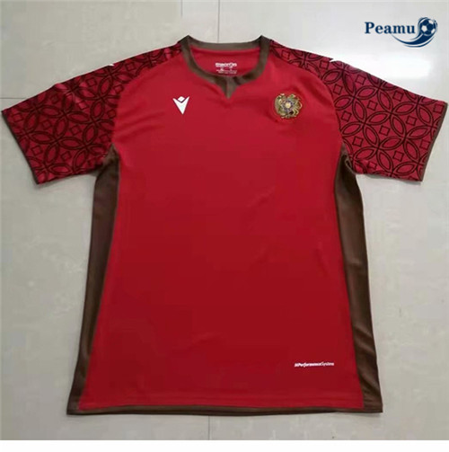 Camisola Futebol Arménie Principal Equipamento Vermelho 2021-2022