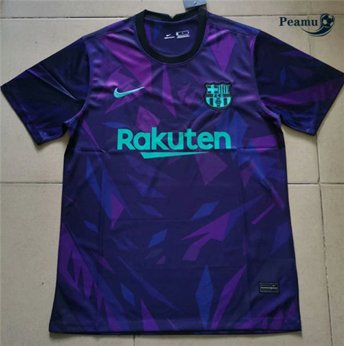 Camisola Futebol Barcelona training Azul Marinho 2021-2022