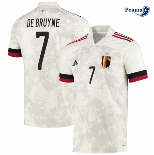 Camisola Futebol Bélgica Alternativa Equipamento De Bruyne 2019-21