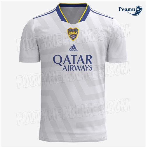 Camisola Futebol Boca Juniors Alternativa Equipamento Branco 2021-2022