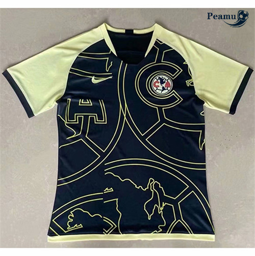 Camisola Futebol CF America training Amarelo/Preto 2021-2022