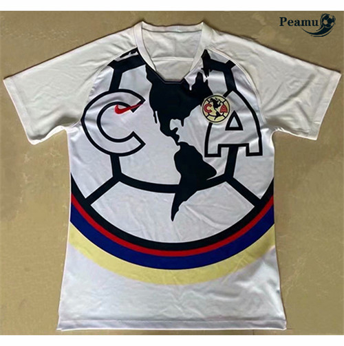 Camisola Futebol CF America training Branco 2021-2022