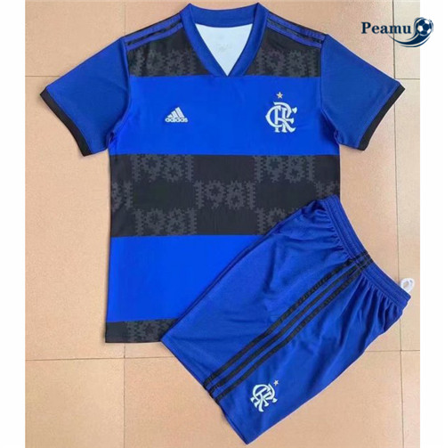 Camisola Futebol Flamengo Crianças Azul 2021-2022