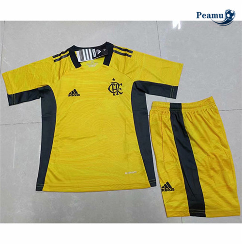 Camisola Futebol Flamengo Crianças Gardien De But 2021-2022