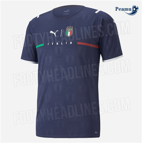 Camisola Futebol Italia Gardien de but Azul 2021-2022