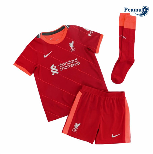 Camisola Futebol Liverpool Crianças Principal Equipamento 2021-2022