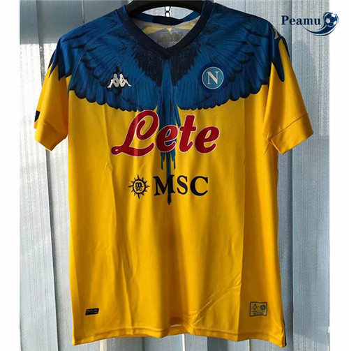 Camisola Futebol Naples Gardien de but Amarelo 2021-2022