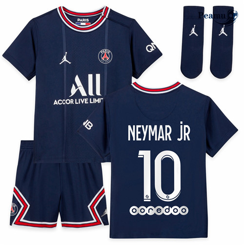 Camisola Futebol PSG Crianças Principal Equipamento Neymar Jr 10 2021-2022