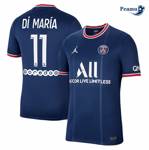 Camisola Futebol PSG Principal Equipamento Di María 11 2021-2022