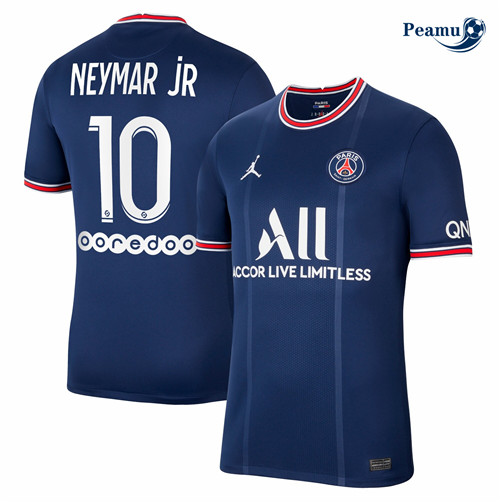 Camisola Futebol PSG Principal Equipamento Neymar Jr 10 2021-2022