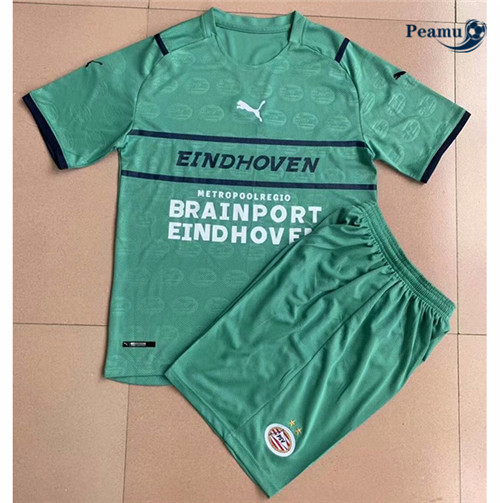 Camisola Futebol PSV Eindhoven Crianças Vert 2021-2022