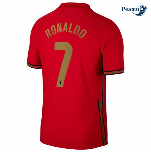 Camisola Futebol Portugal Principal Equipamento Ronaldo 7 Euro 2020