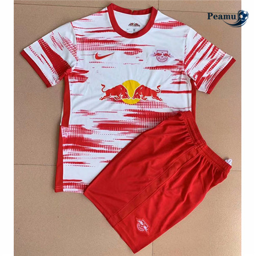 Camisola Futebol RB Leipzig Crianças Principal Equipamento 2021-2022