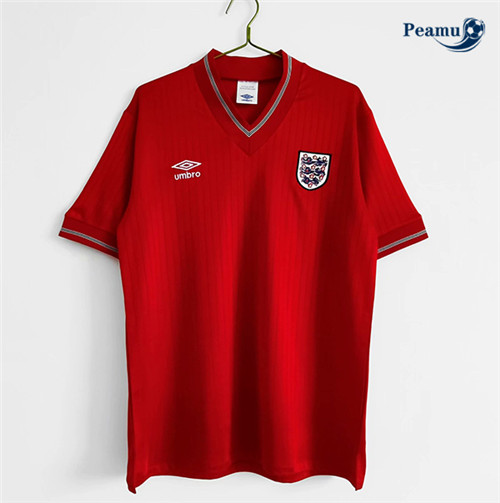 Camisola Futebol Retro Inglaterra Alternativa Equipamento 1984-87