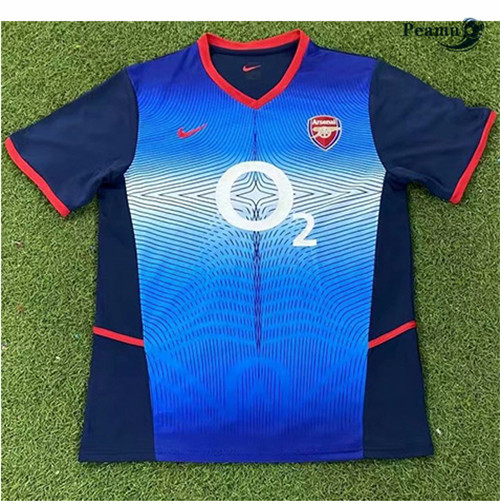 Camisola Futebol Retro Arsenal Alternativa Equipamento 2002-04