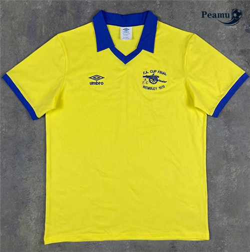 Camisola Futebol Retro Arsenal Alternativa Equipamento 1971-1979