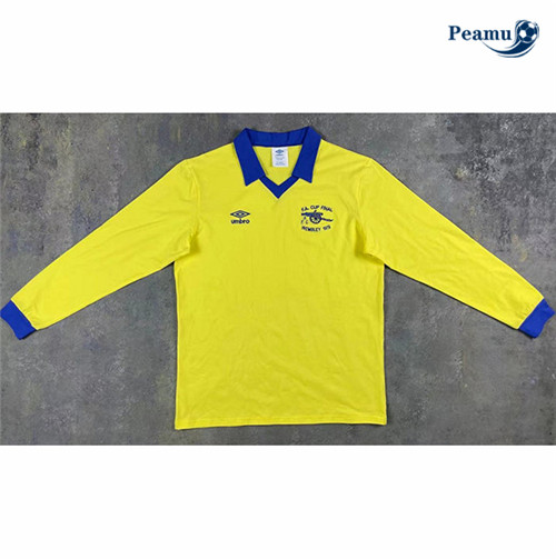 Camisola Futebol Retro Arsenal Alternativa Equipamento Manche Longue 1971-1979