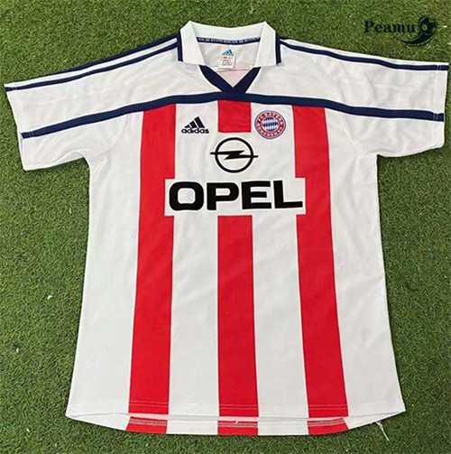 Camisola Futebol Retro Bayern de Munique Alternativa Equipamento 2000-01