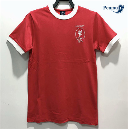 Camisola Futebol Retro Liverpool Vermelho 1965