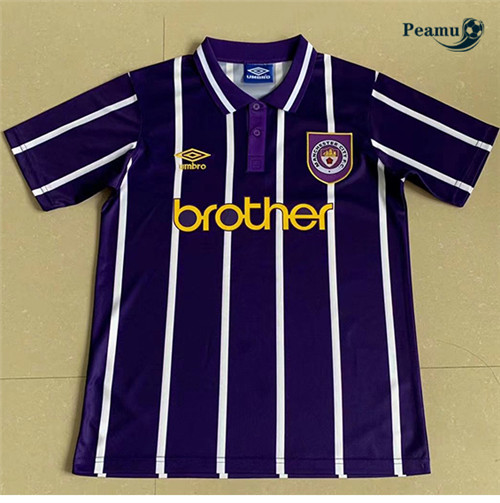 Camisola Futebol Retro Manchester City Alternativa Equipamento 1993