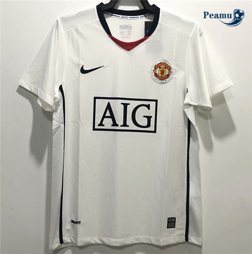 Camisola Futebol Retro Manchester United Alternativa Equipamento 2009