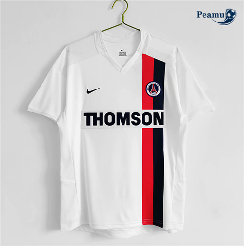 Camisola Futebol Retro PSG Alternativa Equipamento 2002-03