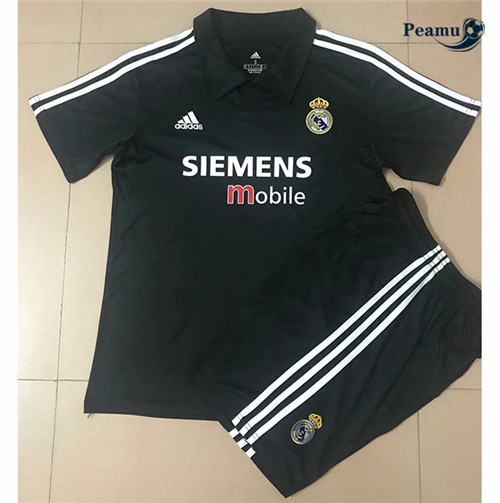 Camisola Futebol Retro Real Madrid Crianças Alternativa Equipamento 2002-03