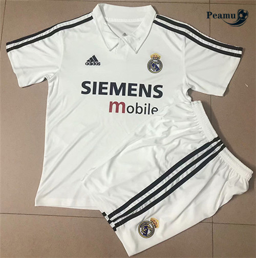 Camisola Futebol Retro Real Madrid Crianças Principal Equipamento 2002-03