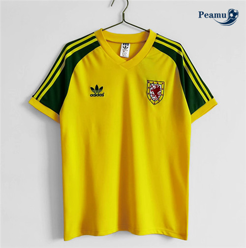 Camisola Futebol Retro Wales Principal Equipamento 1982