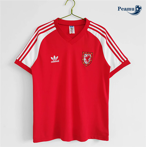 Camisola Futebol Retro Wales Principal Equipamento 1982