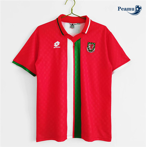 Camisola Futebol Retro Wales Principal Equipamento 1996-98