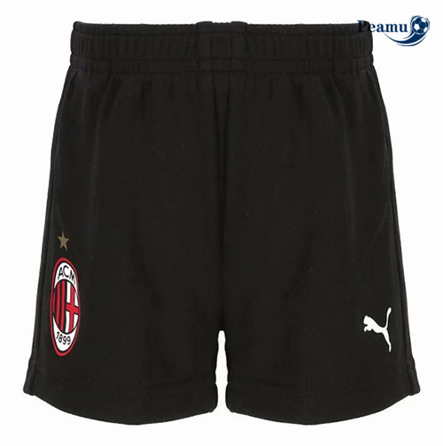 Camisola Futebol Calcoes de foot AC Milan Principal Equipamento 2021-2022