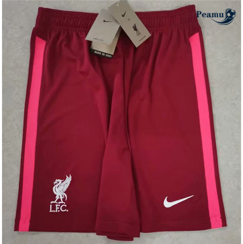 Camisola Futebol Calcoes de foot Liverpool Principal Equipamento 2021-2022