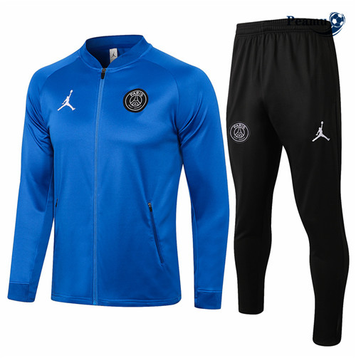 Casaco de Fato de Treino PSG Jordan Azul 2021-2022