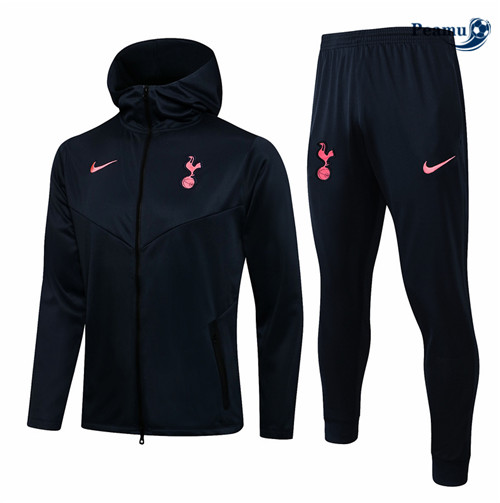 Casaco de Fato de Treino Tottenham Hotspur com capuz Azul Marinho 2021-2022