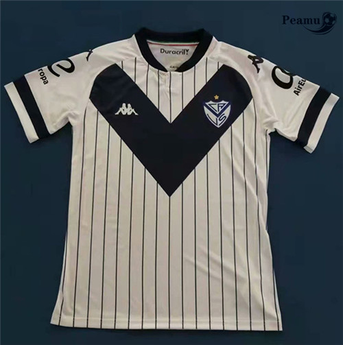 Camisola Futebol Vélez Sarsfield Principal Equipamento Branco 2021-2022