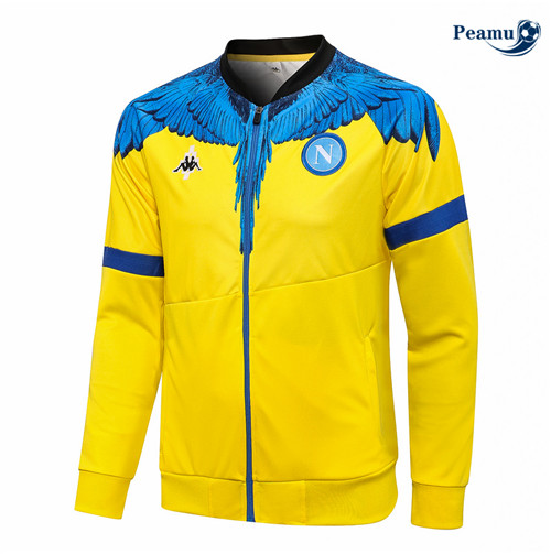 Jaqueta Futebol Naples Amarelo 2021-2022