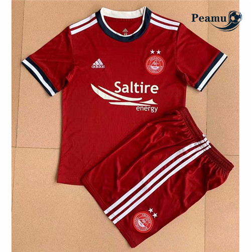 Camisola Futebol Aberdeen Crianças Principal Equipamento 2021-2022