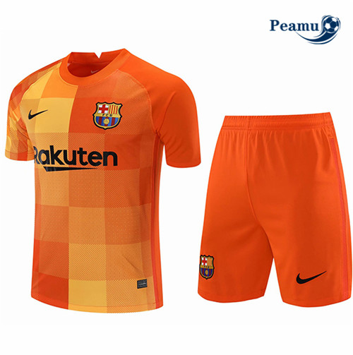 Kit Camisola Futebol Barcelona Gardien de but Orange 2021-2022