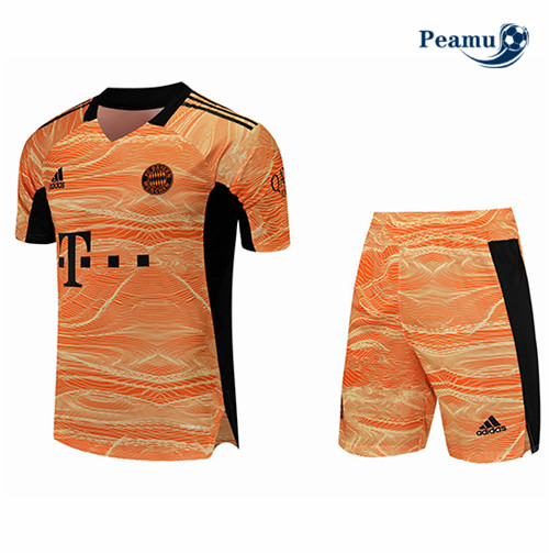 Kit Camisola Futebol Bayern de Munique Gardien de but Orange 2021-2022