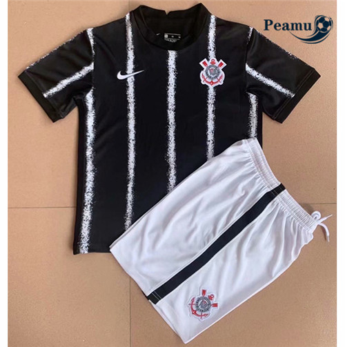 Camisola Futebol Corinthiens Crianças Alternativa Equipamento 2021-2022