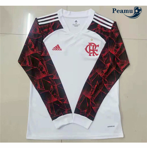 Camisola Futebol Flamengo Alternativa Equipamento Manche Longue 2021-2022