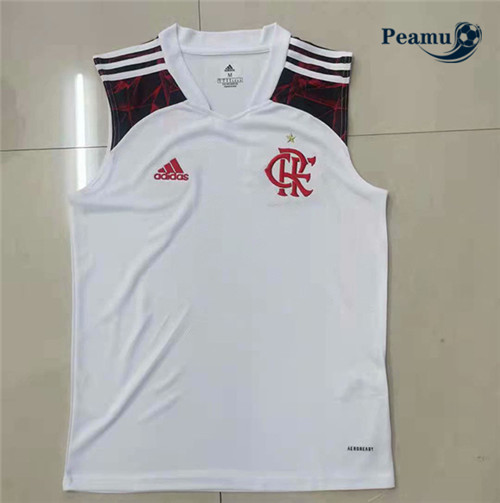 Camisola Futebol Flamengo vest Alternativa Equipamento Branco 2021-2022