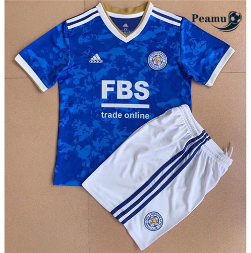 Camisola Futebol Leicester city Crianças Principal Equipamento 2021-2022