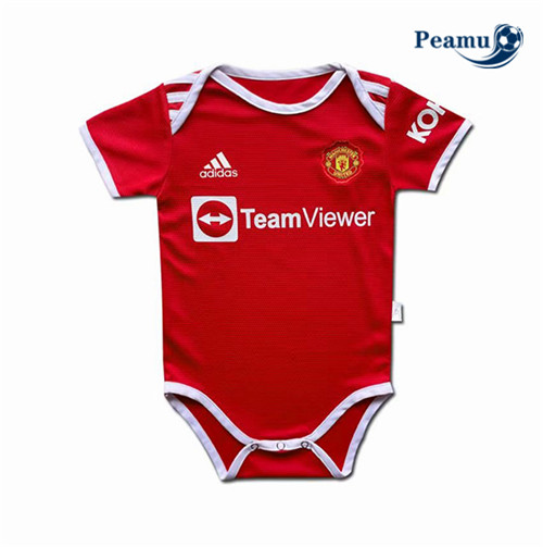 Camisola Futebol Manchester United baby Principal Equipamento 2021-2022