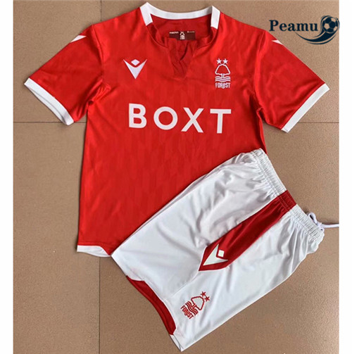 Camisola Futebol Nottingham Forest Crianças Principal Equipamento 2021-2022