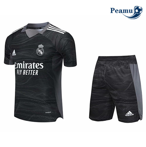 Kit Camisola Futebol Real Madrid Gardien de but Preto 2021-2022