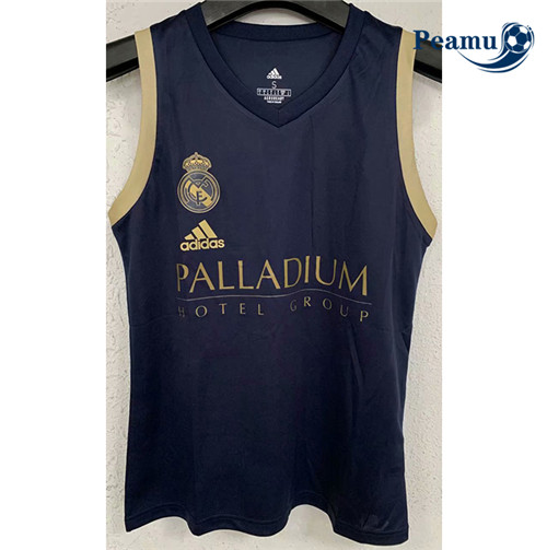 Camisola Futebol Real Madrid Vest Preto/Amarelo 2021-2022